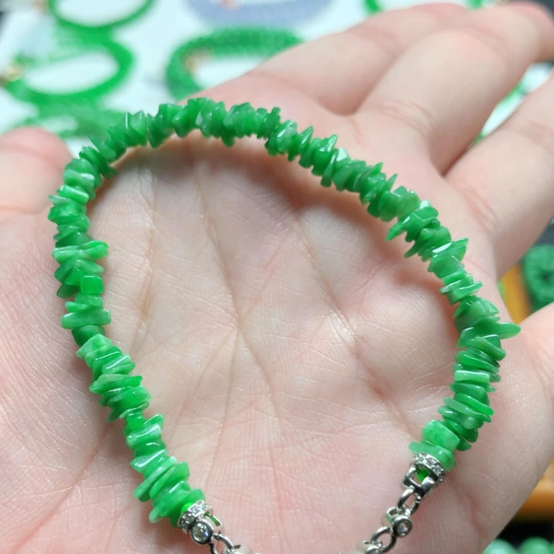 翡翠未镶嵌手链翡翠
