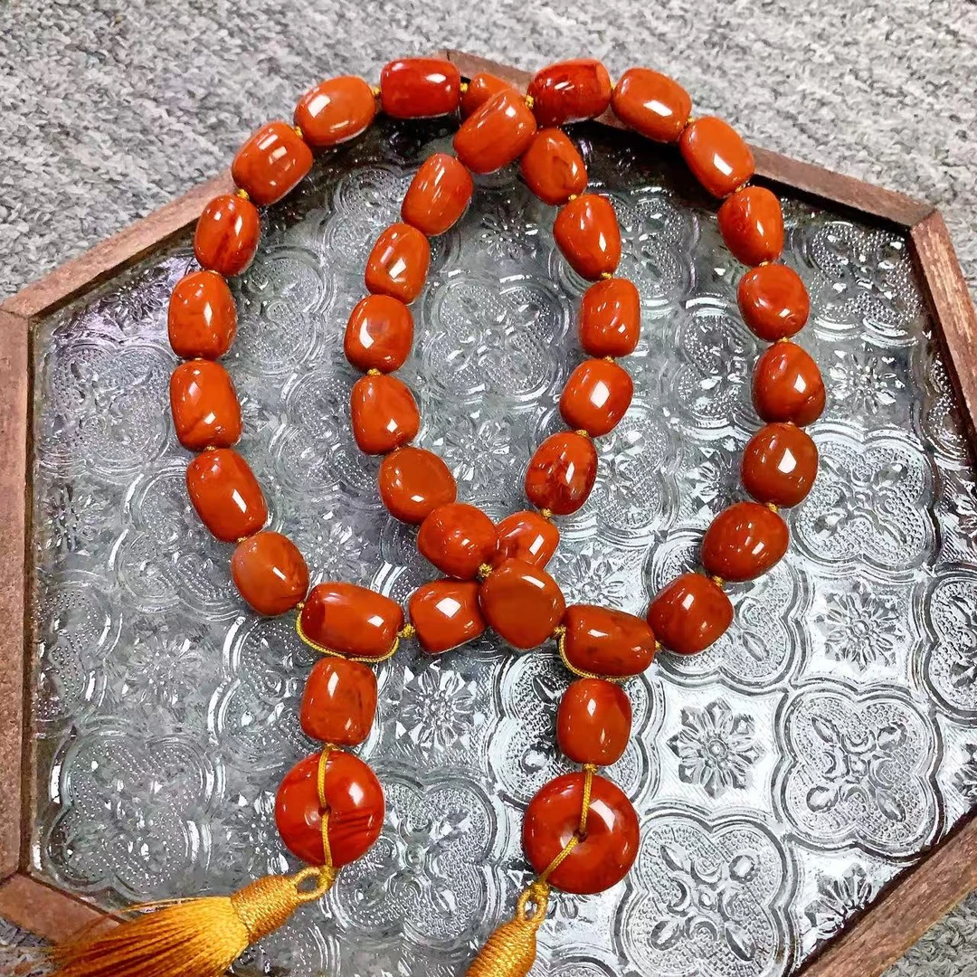 【鼎利源】南红四川瓦西高货精美时尚diy随型手持（多样式发其一）