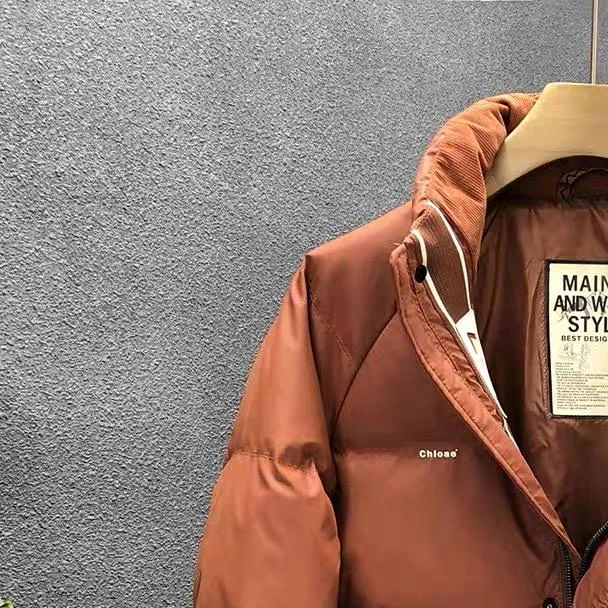 冬季新款潮流男士立领抗寒加厚保暖休闲外套--8805