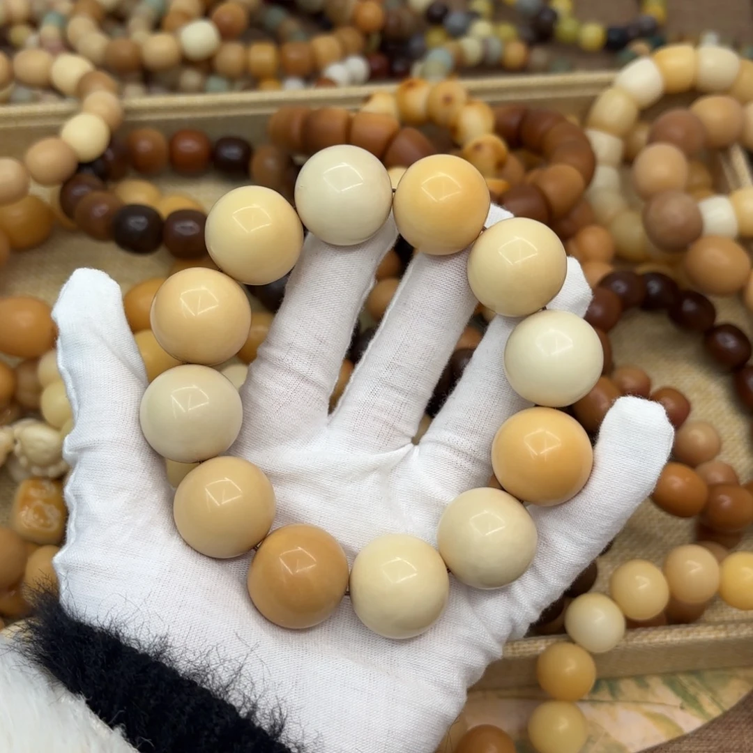 吊坠菩提根/象牙果22干磨瑕疵牙果圆珠990