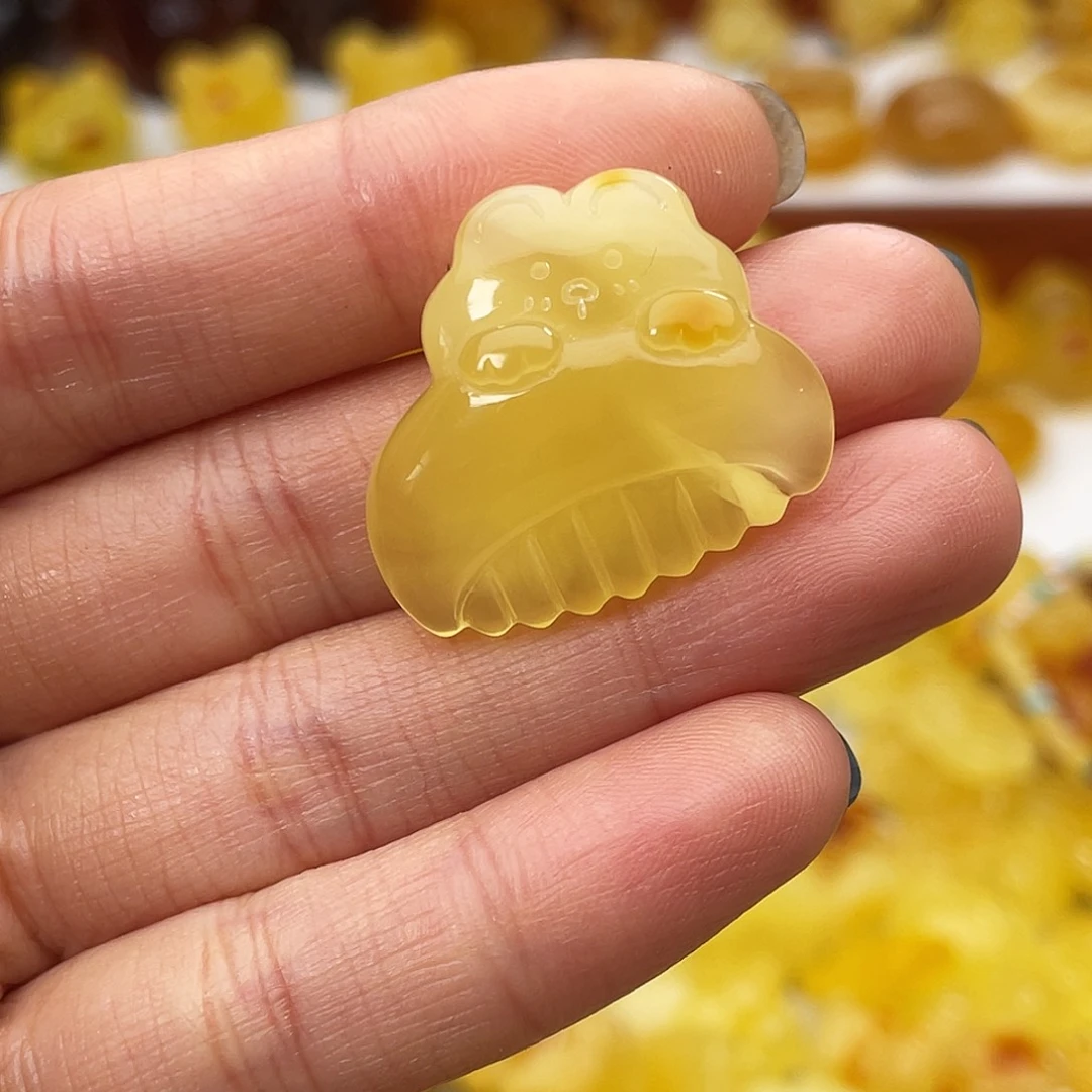 琥珀未镶嵌吊坠(不含链)