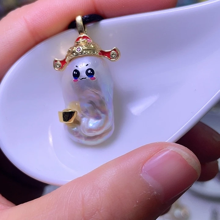 合金颈饰淡水珍珠13