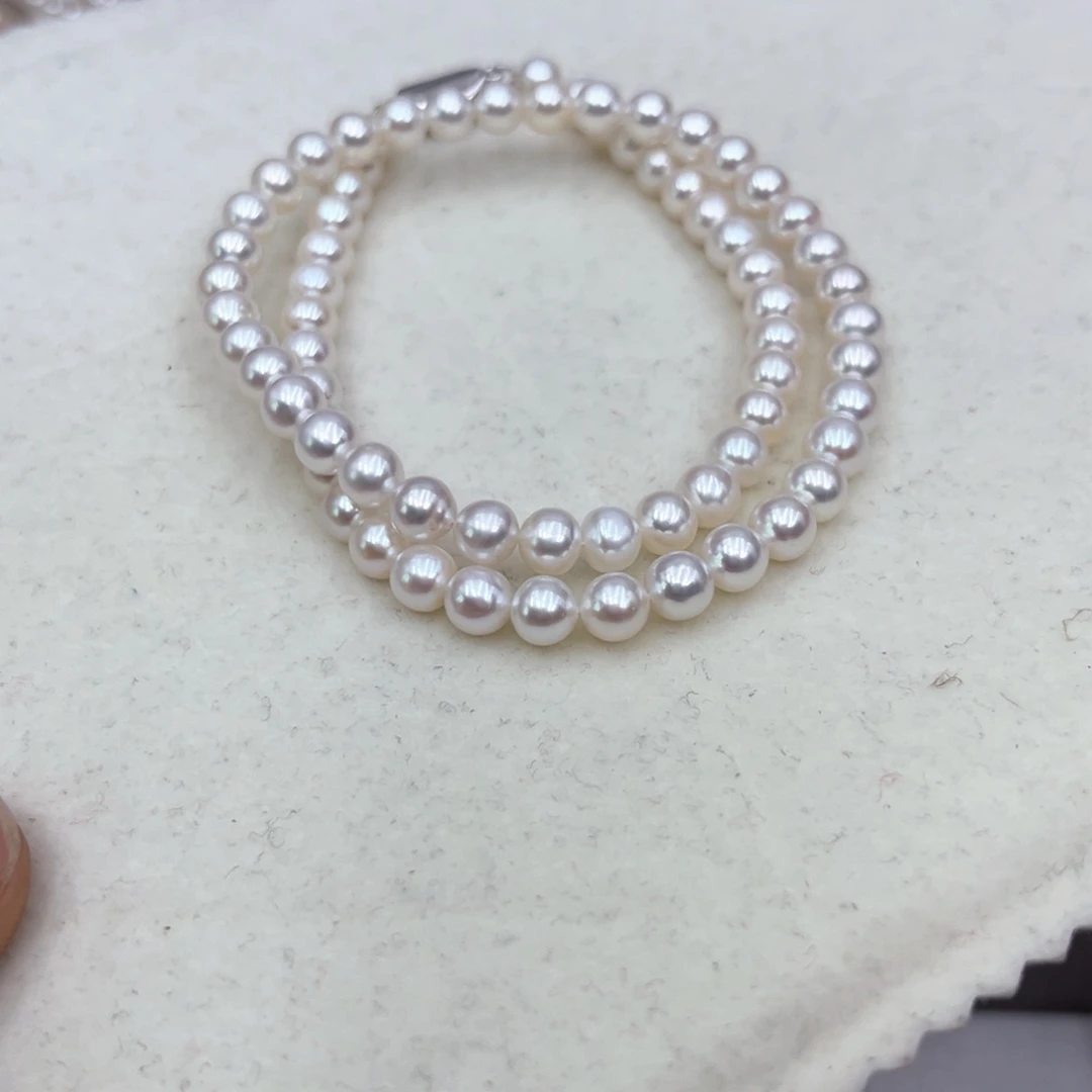淡水珍珠颈饰银S925镶嵌