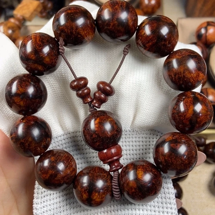 黄花梨/降香黄檀手串/手链青**天