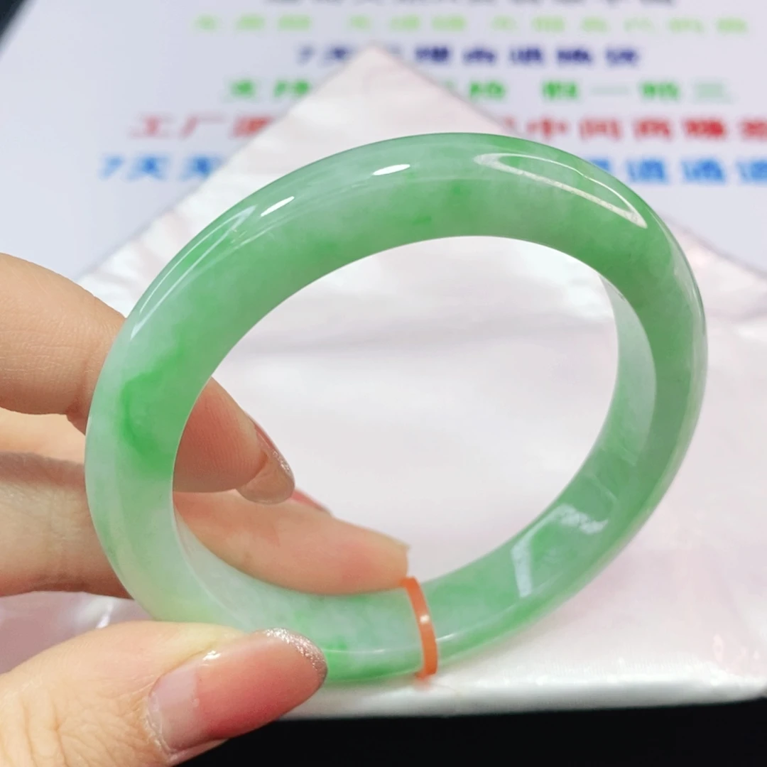 未镶嵌手镯翡翠55.8圈高品质强推