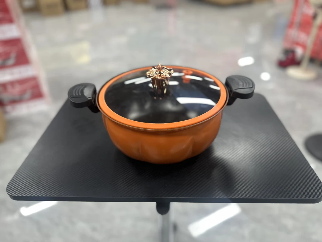 恩恩厨房明火电磁炉通用南瓜锅（款式颜色随机）