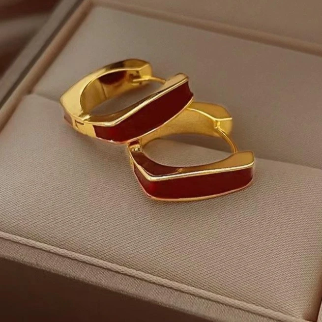 铜合金铜耳饰 铜合金第114 高端大气时尚简约百搭耳饰