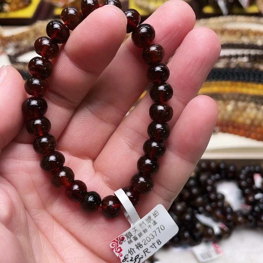 豆***包未镶嵌琥珀裸石八80133