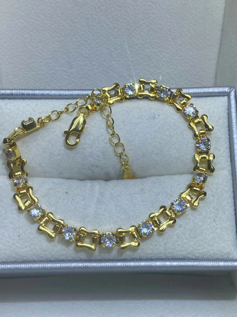 手链 【米米甄选 高端大气】白色手链 W-1773