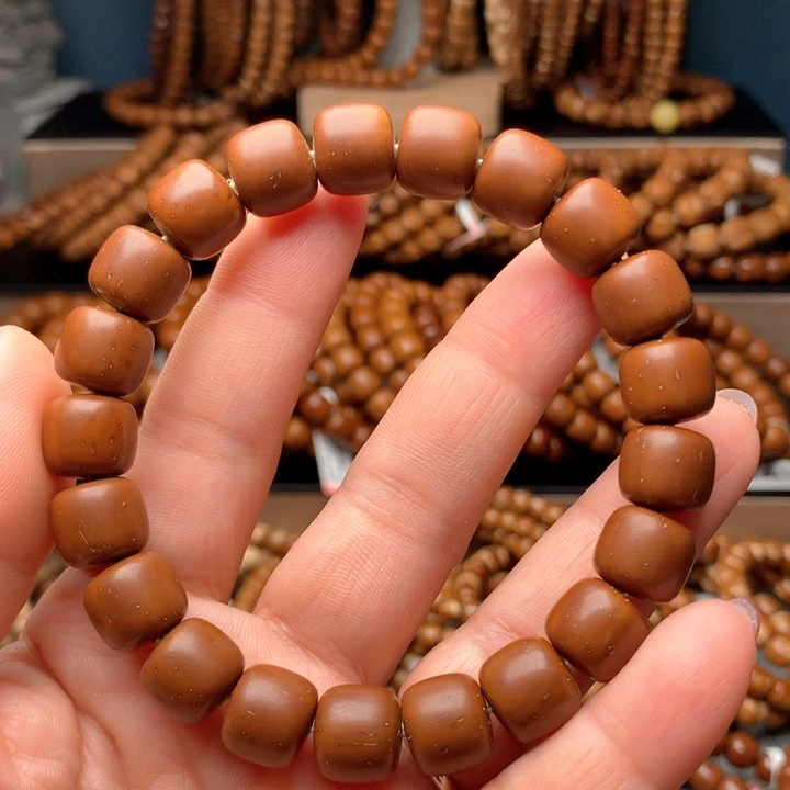 非金属木质紫金鼠11.5×10.5道珠老型单圈