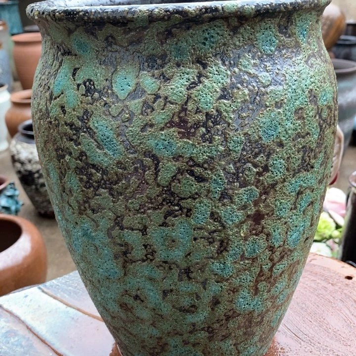 紫砂花盆高约28口约20