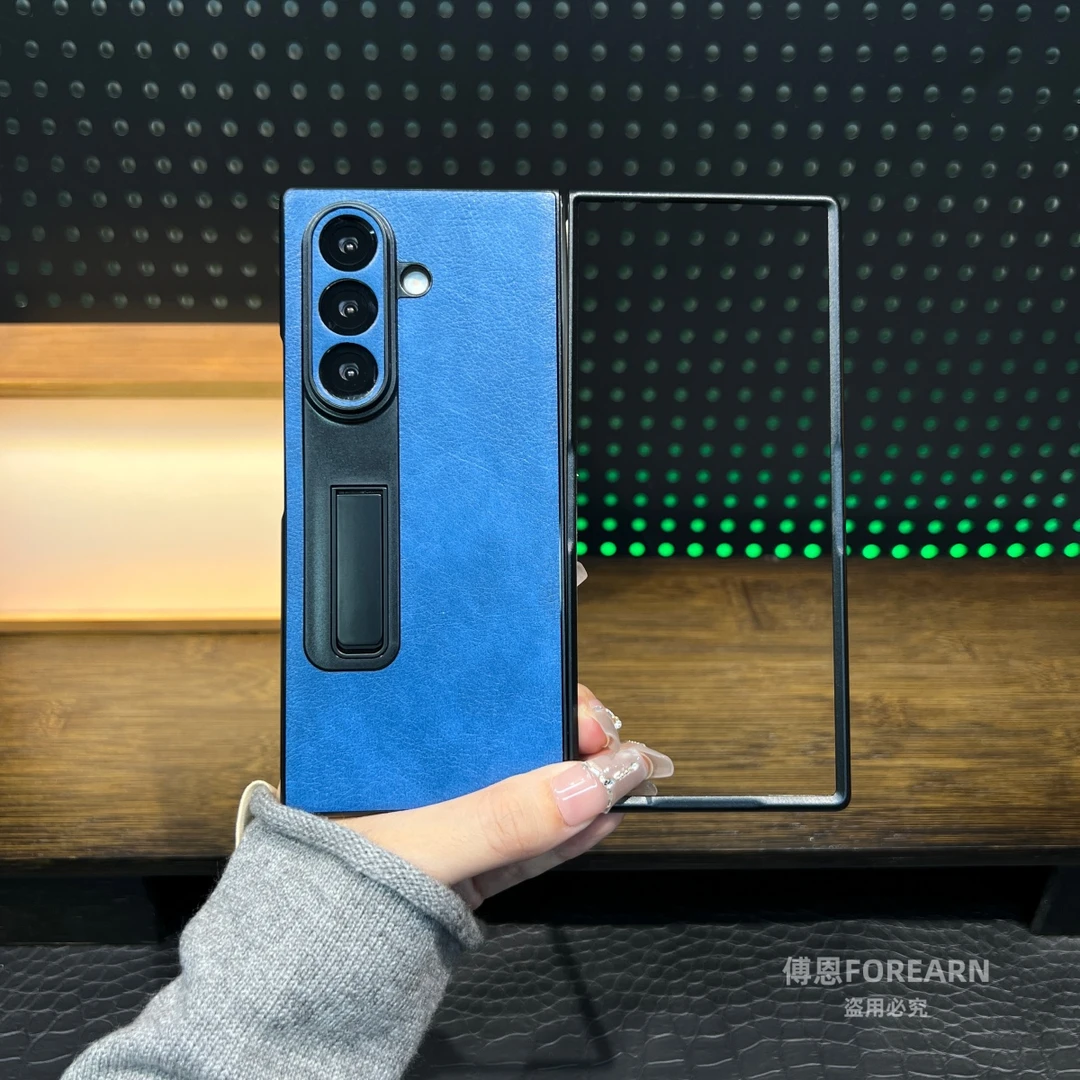 适用于三星ZFold7手机壳fold7折叠屏支架超薄后壳保护套新款简约