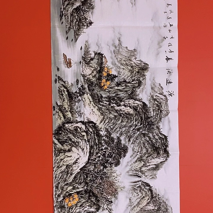 国画山水花鸟字画书画国画