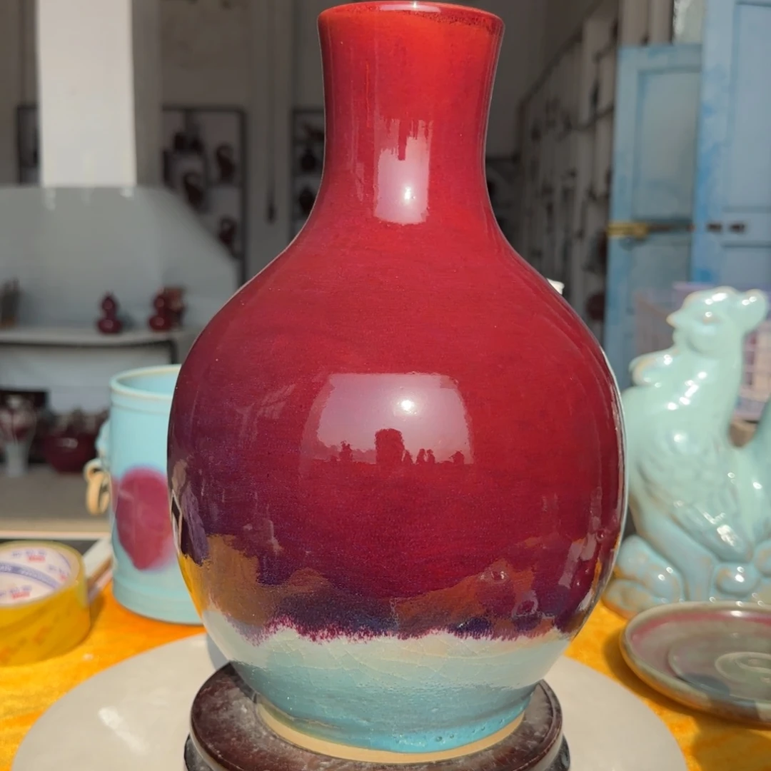 陶摆件郑家钧窑摆件