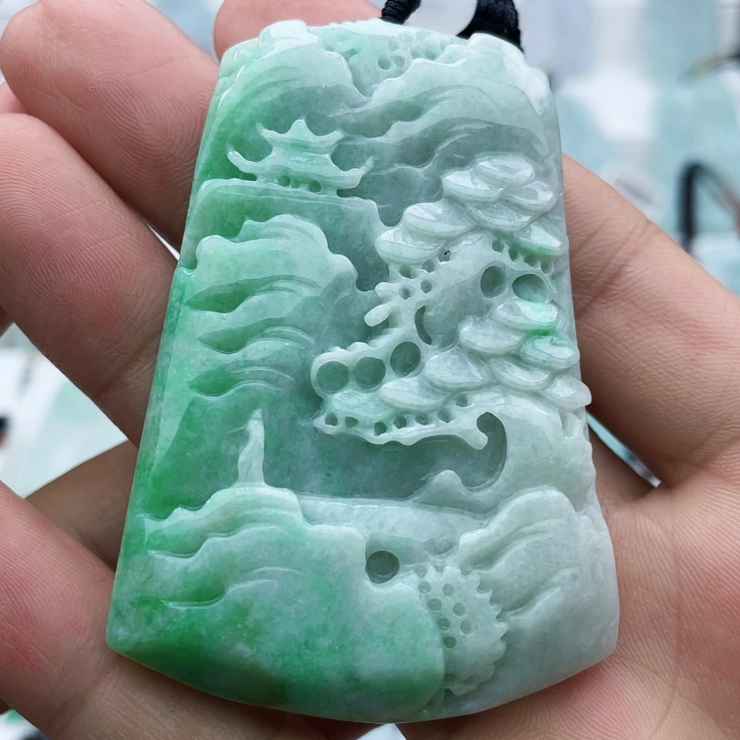 颈饰未镶嵌翡翠翡翠