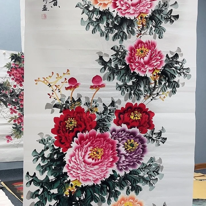 国画我的心好痛啊我的心真的好痛啊好痛