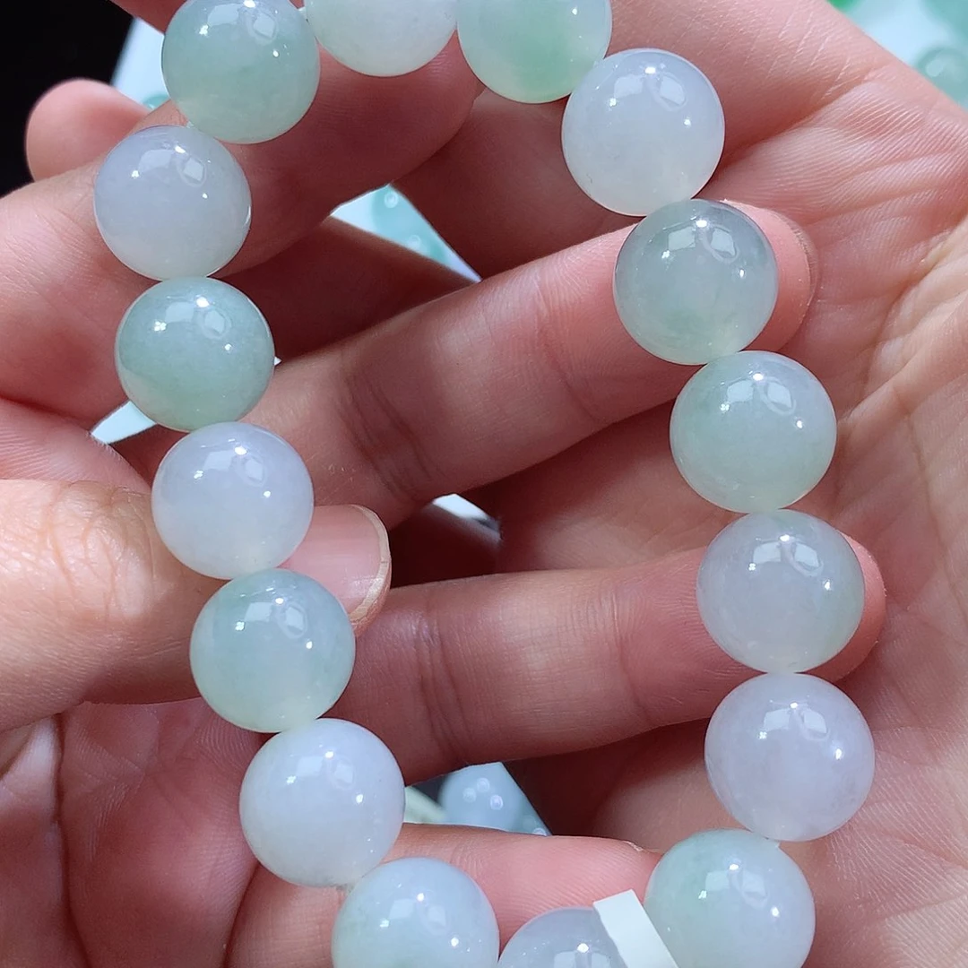 翡翠手链未镶嵌卡12.6