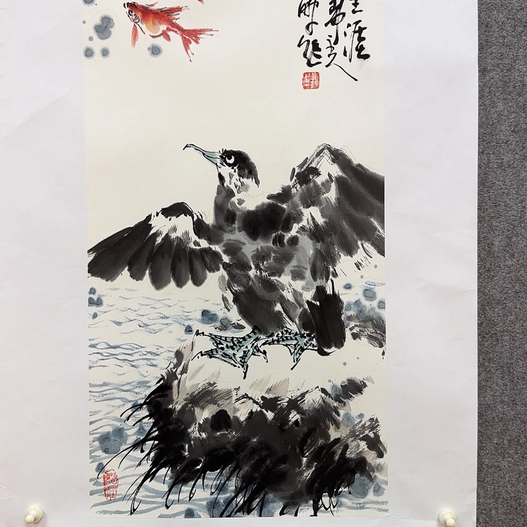 国画娄鹏老师手绘作品