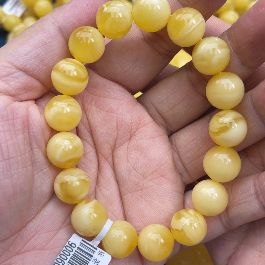 琥珀裸石未镶嵌琥珀蜜蜡11m m