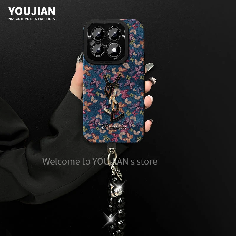 汇客凡品【小米17】潮牌网红复古蝴蝶防摔手机壳女款