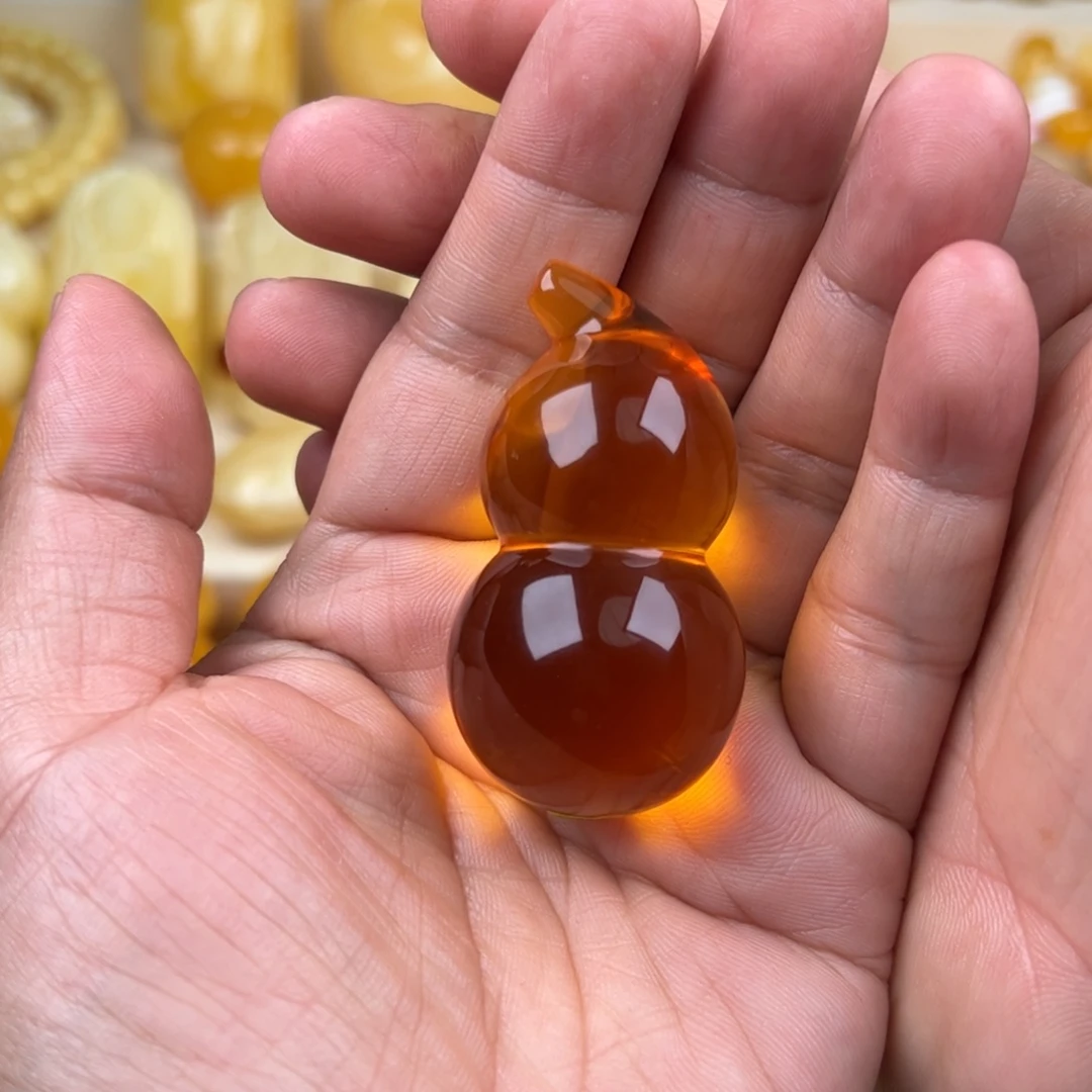 蜜蜡未镶嵌颈饰纯天然琥珀蜜蜡