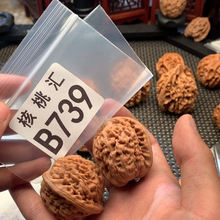 吊坠文玩核桃莲花