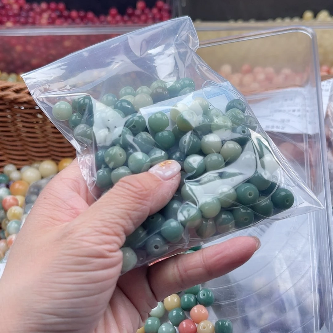 白玉菩提吊坠Z/9mm/100+50颗微瑕