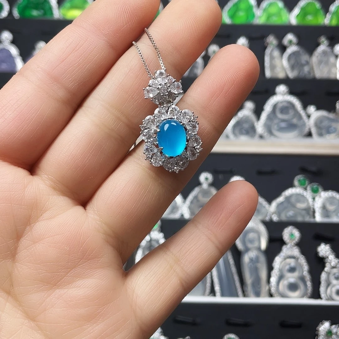 玛瑙/玉髓颈饰合金