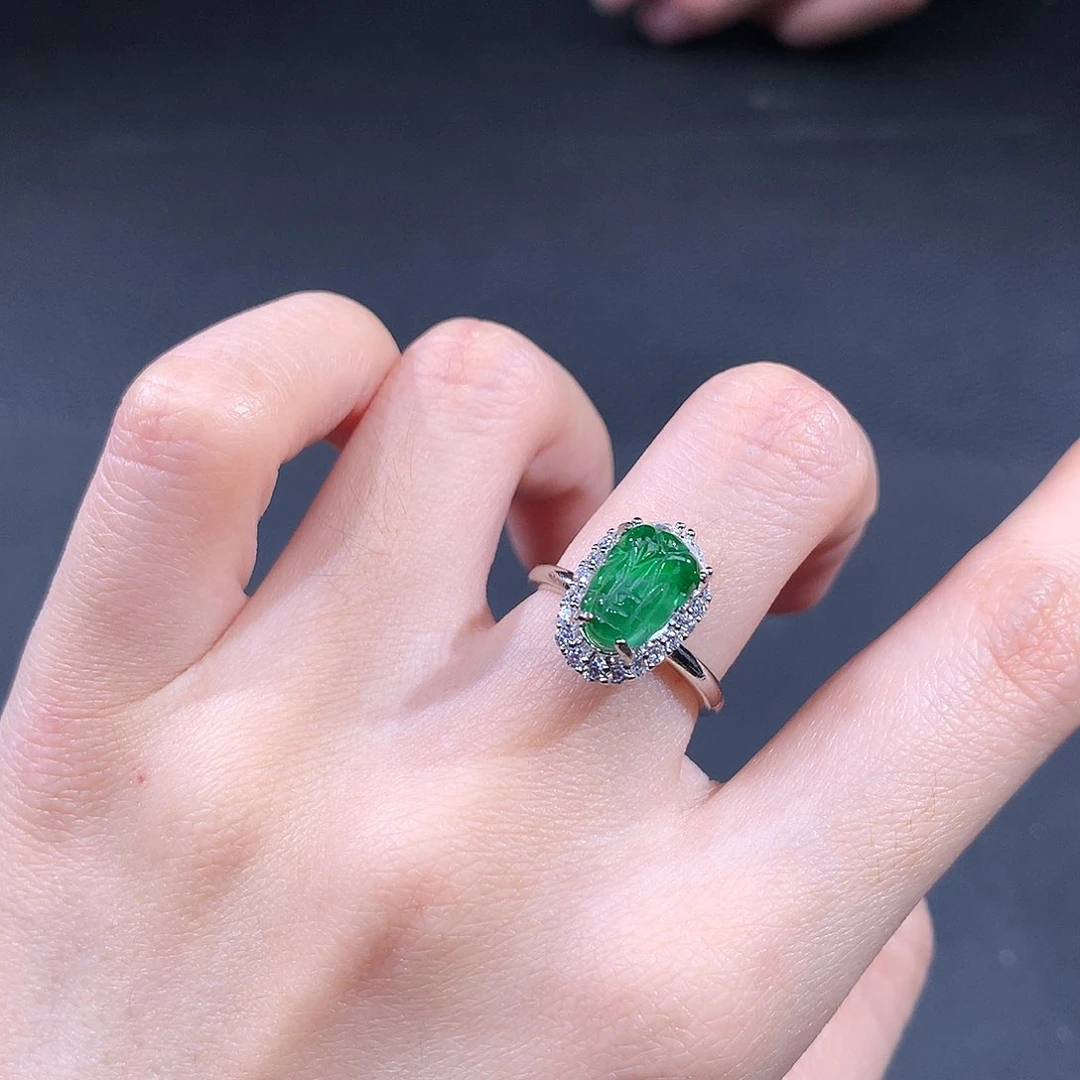 未镶嵌戒指翡翠翡翠