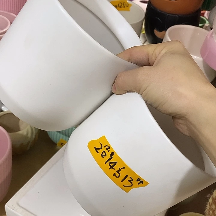 陶盆有孔 瑕疵针孔漏釉介意勿拍外口 14外高13