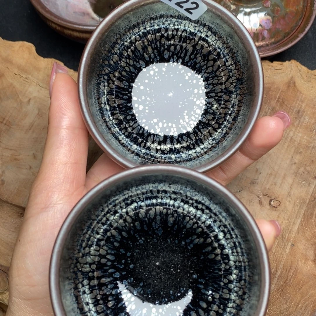 茶盏建窑建盏主人杯122微瑕