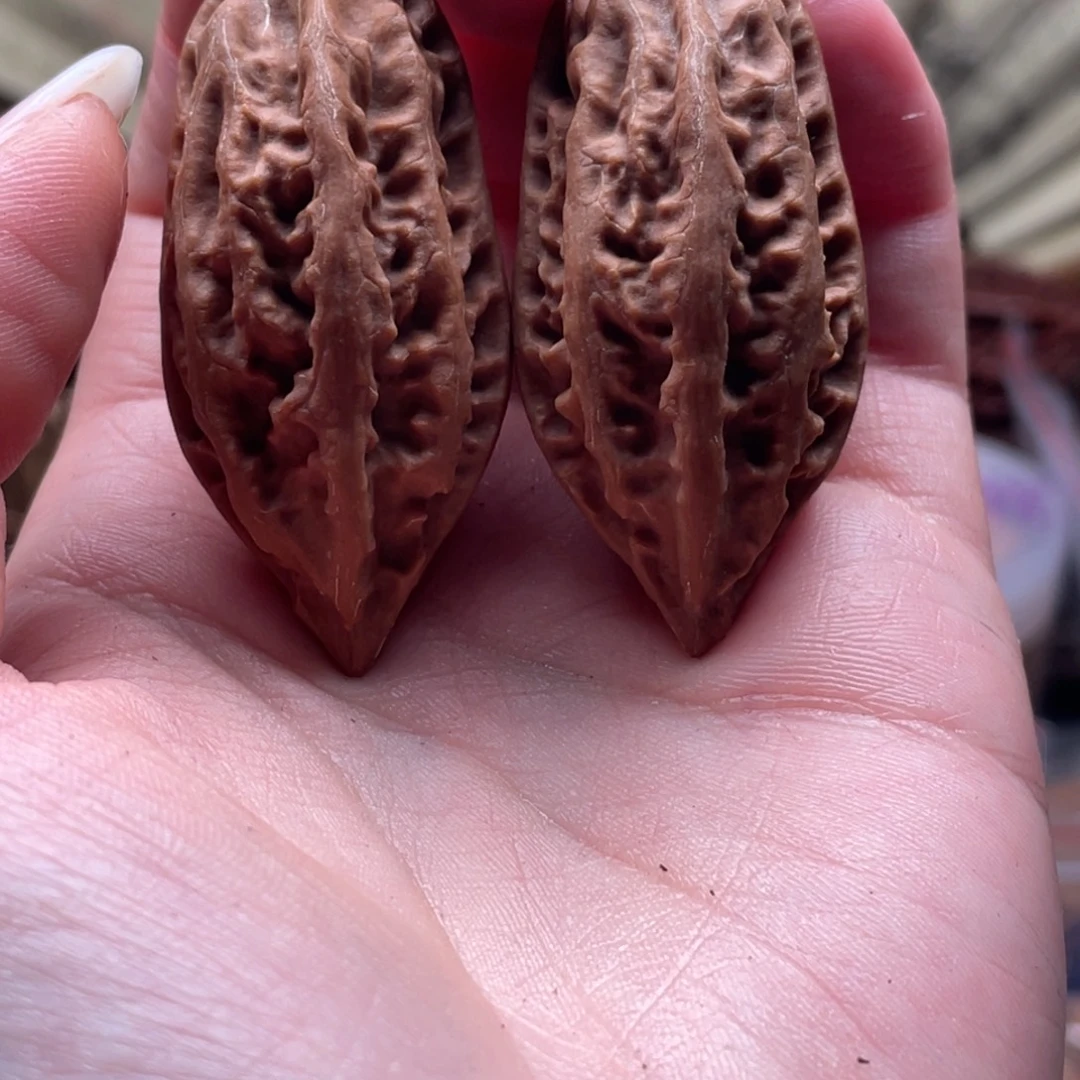 文玩核桃把件楸刀鱼18