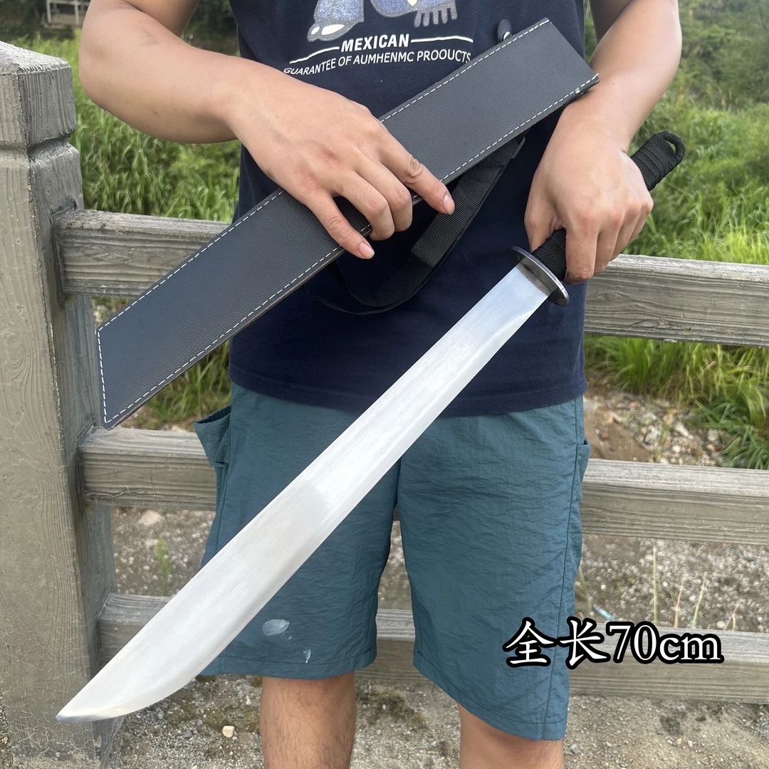 龙泉刀剑唐横刀锦衣卫高锰钢制造一体龙骨冷兵器摆件收藏未开刃