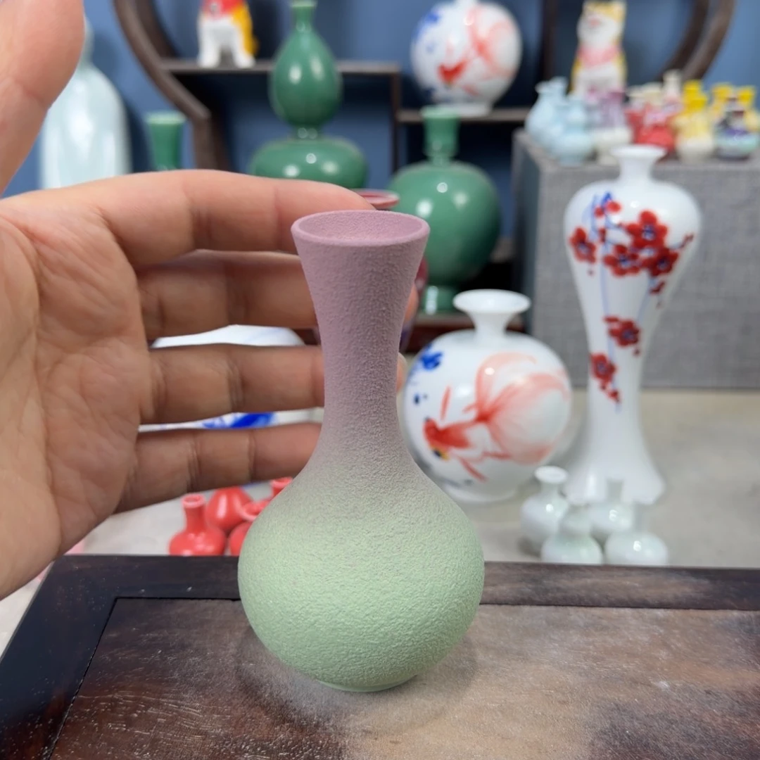 陶瓷手工小花器摆件