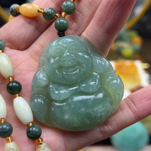 岫玉未镶嵌挂件挂件