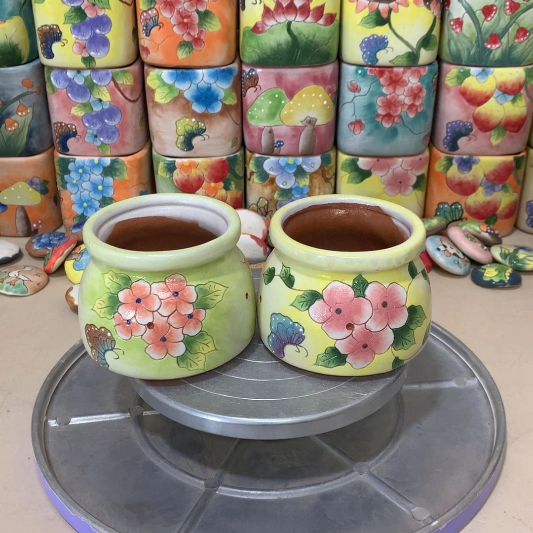 福利花盆，手绘花盆