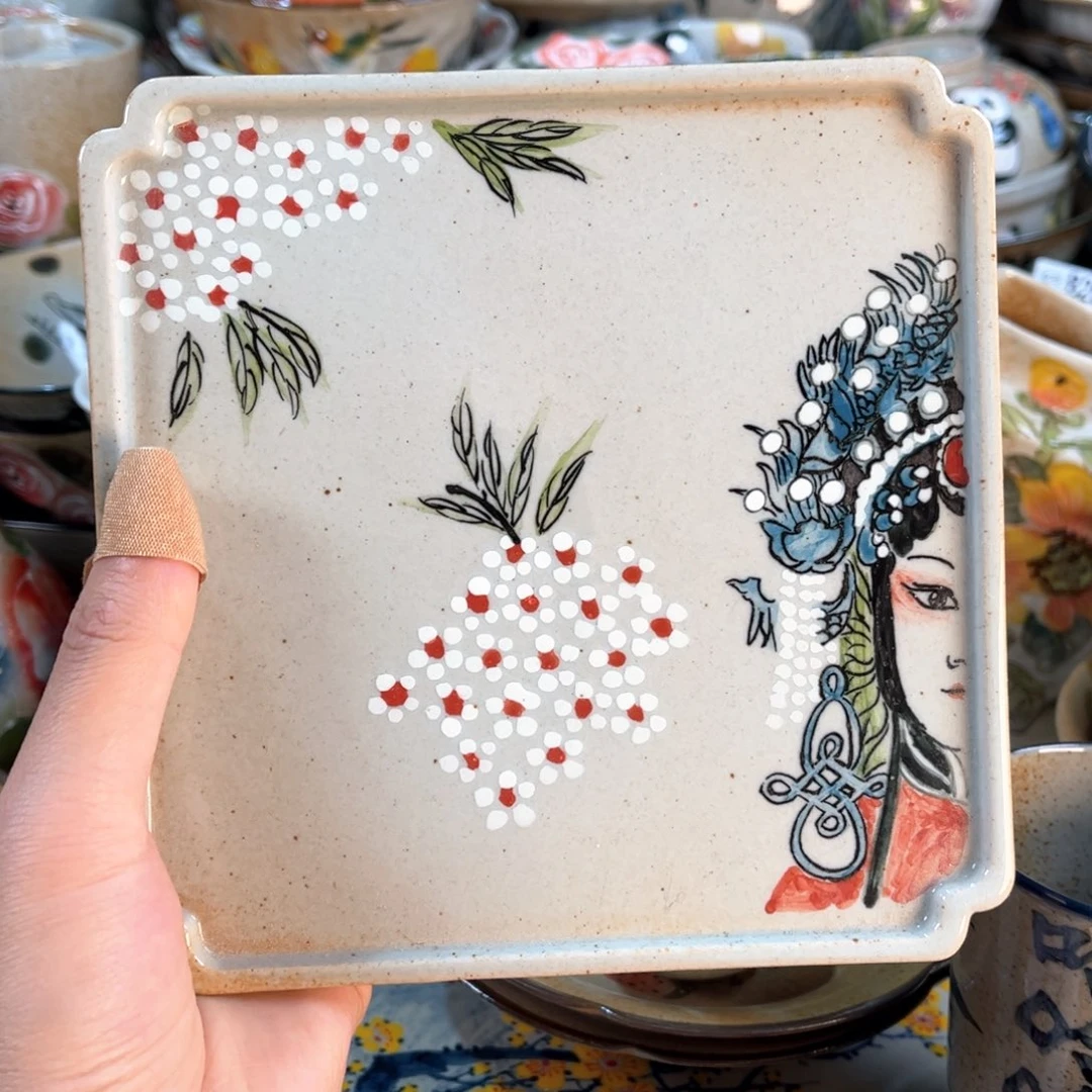 景德镇手工手绘杯