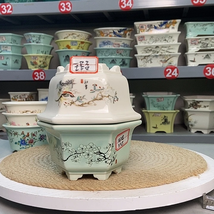 紫砂宜兴紫砂花盆