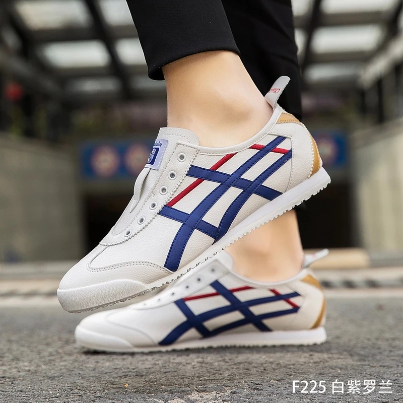 莆田精选新款虎冢透气时尚潮流休闲一脚蹬阿甘鞋运动百搭情侣款