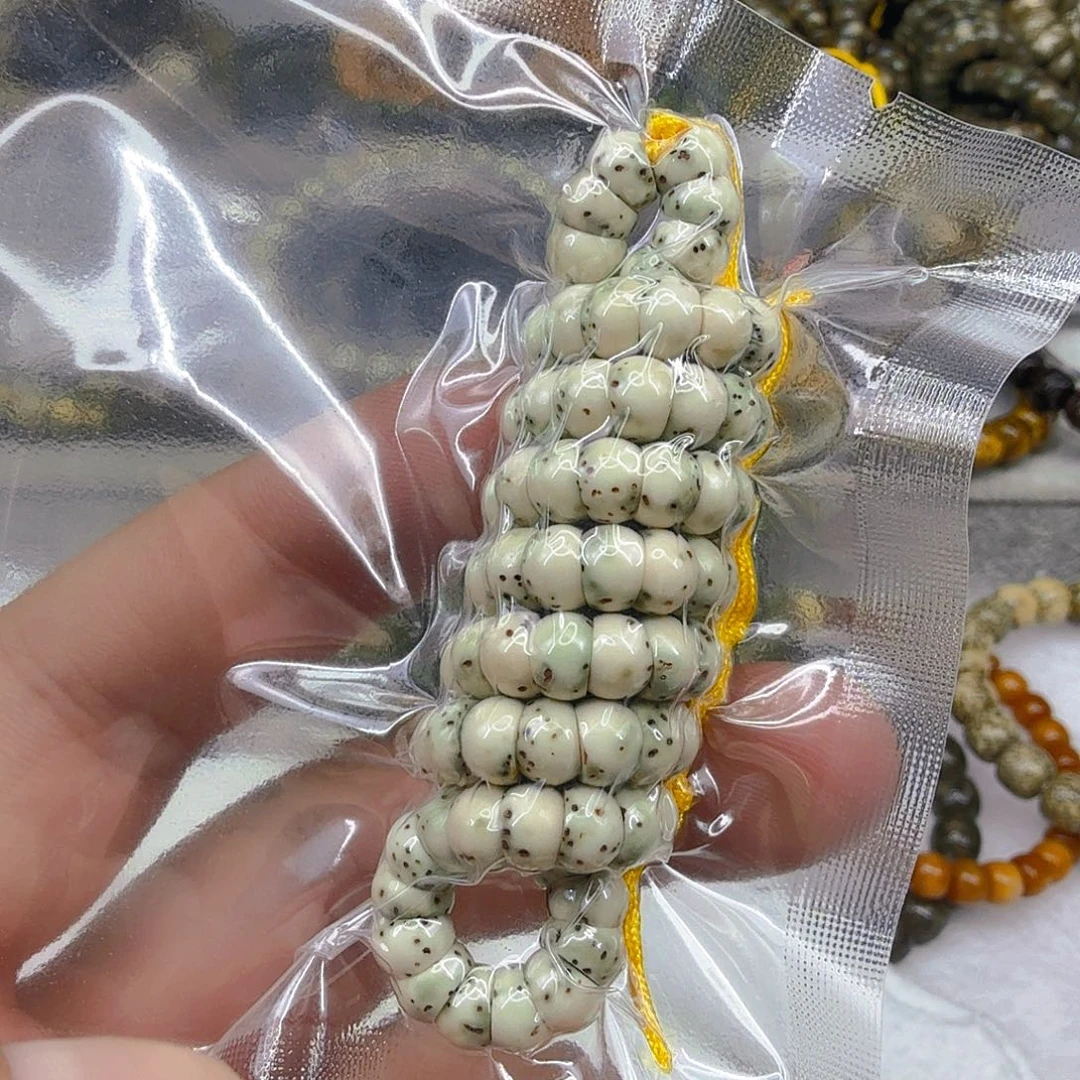 星月菩提手串27殿堂半臂大留白星月菩提0.6-108