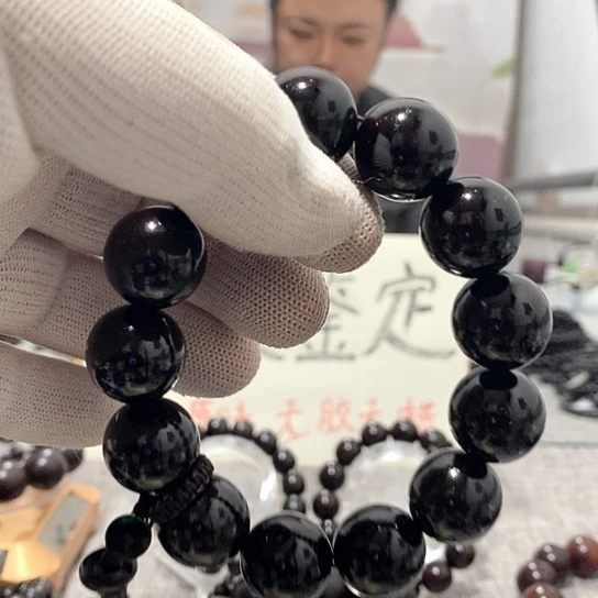 大***面手串/手链小叶紫檀