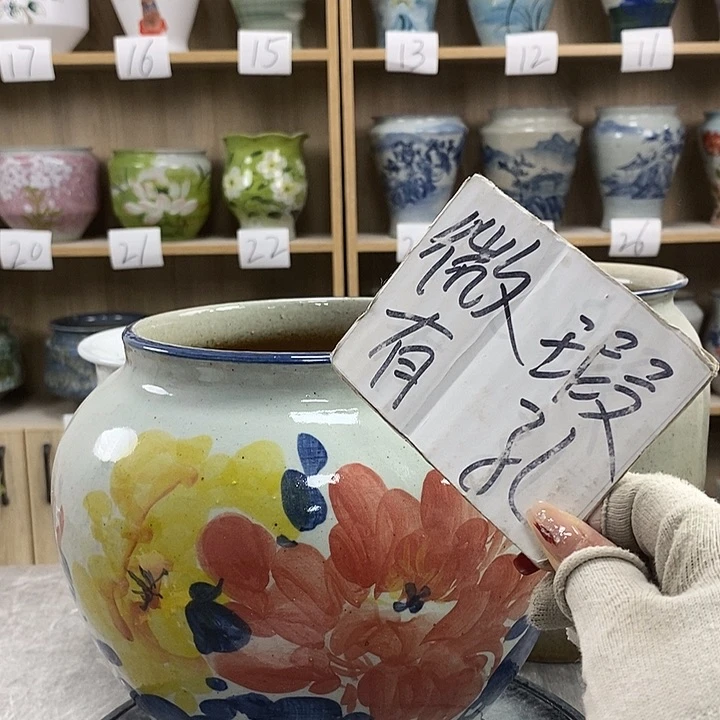 缸5xc景德镇陶瓷花盆