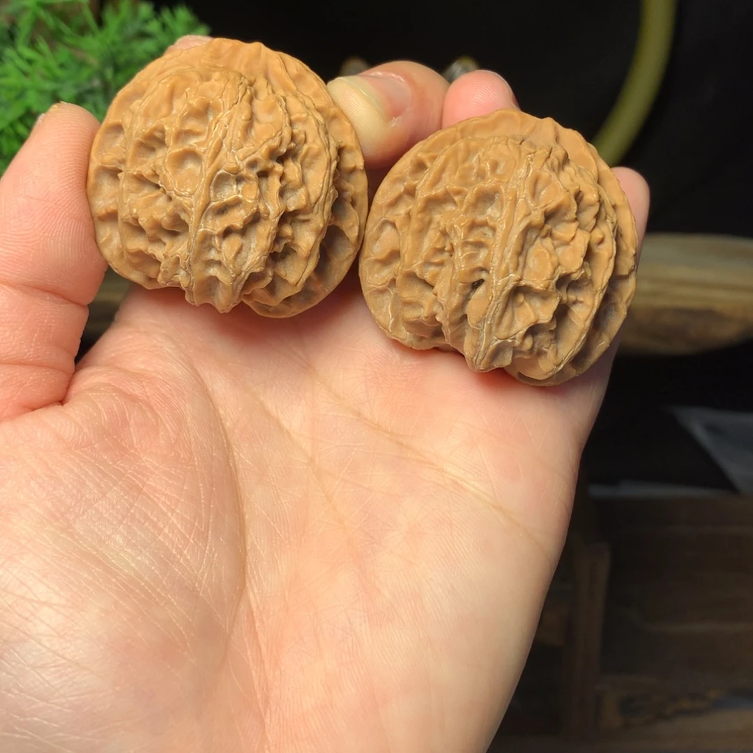 文玩核桃把件苹果圆