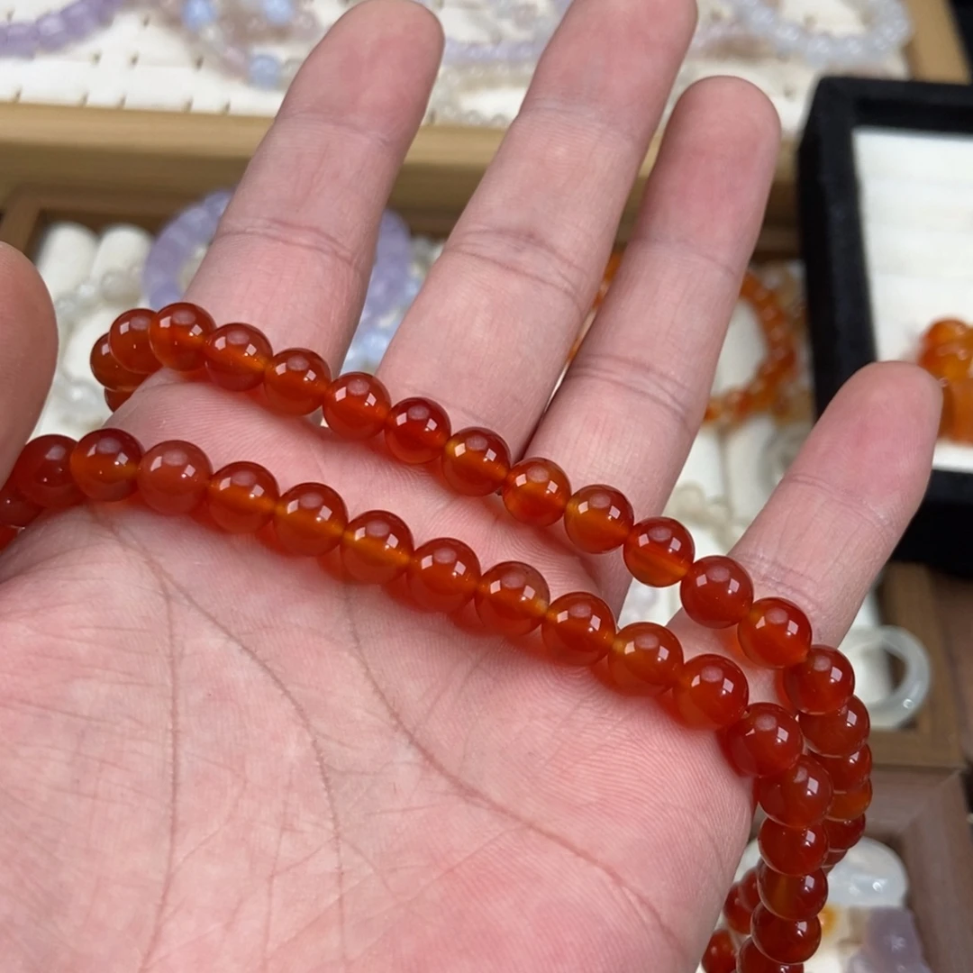 北***.玛瑙/玉髓未镶嵌手链北北