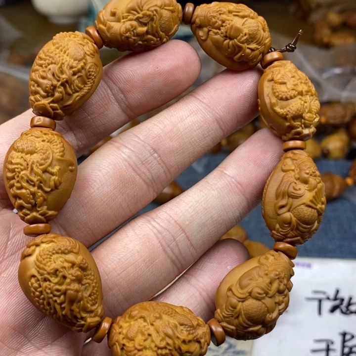橄榄核手串/手链橄榄核雕工艺手串