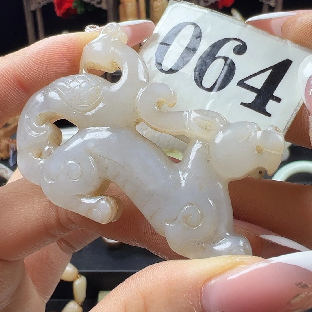 和田玉未镶嵌挂件