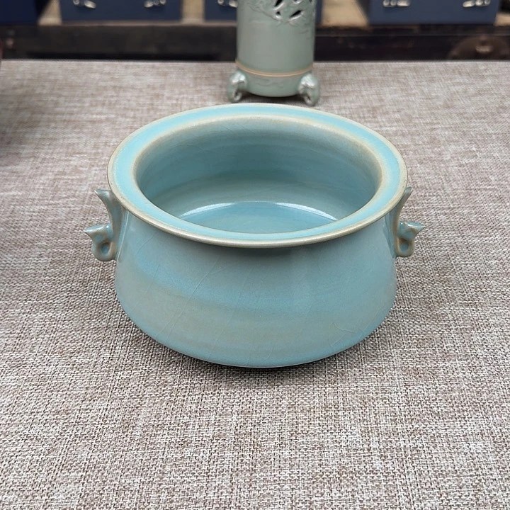 摆件陶瓷旧藏摆件