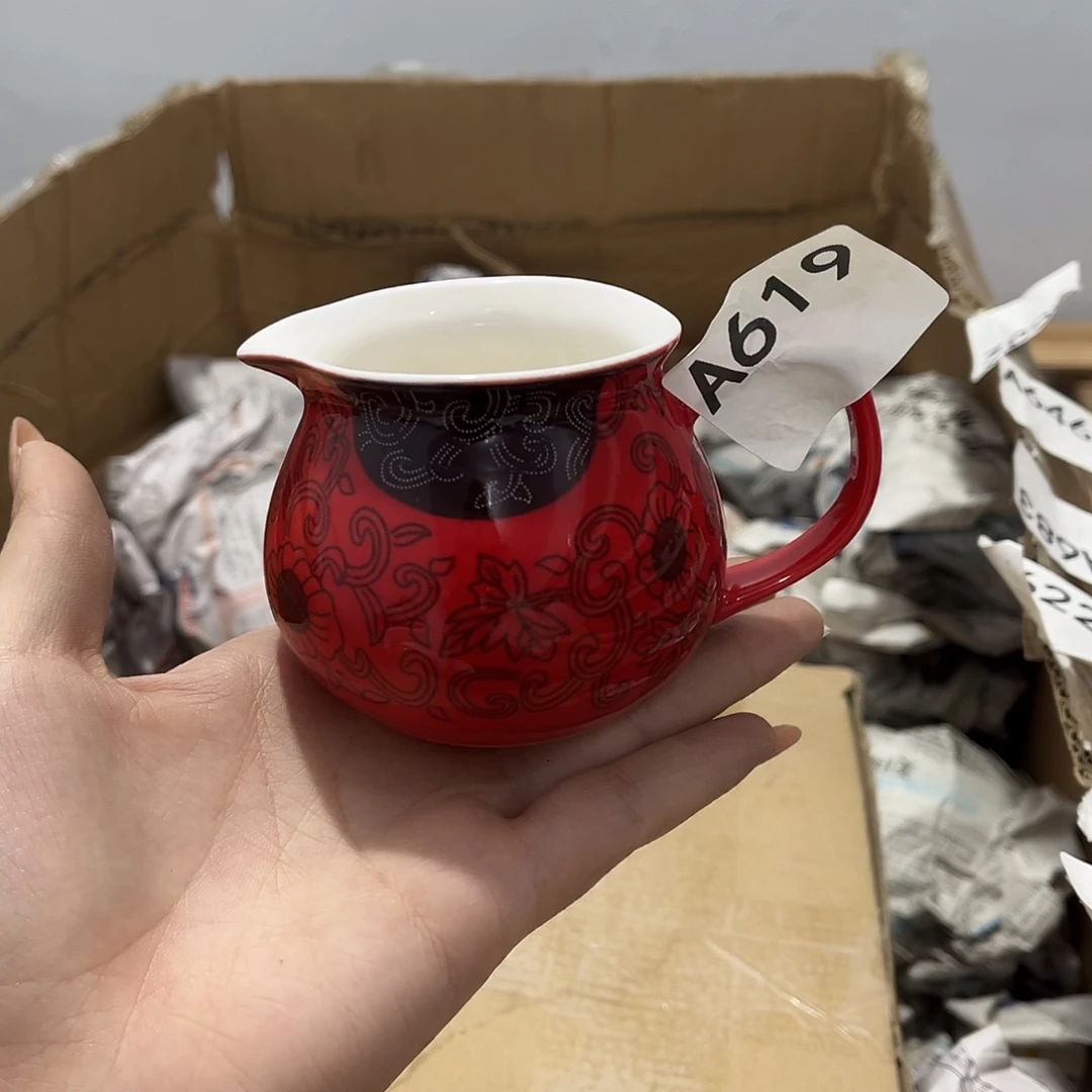 瓷片茶摆件工艺品摆件666