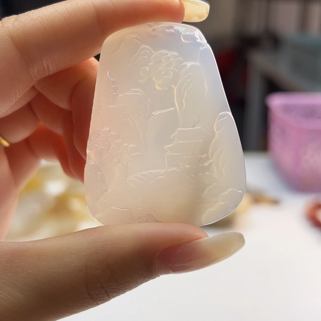 玛瑙/玉髓未镶嵌吊坠(不含链)