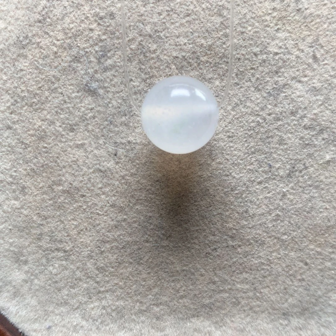 翡翠未镶嵌手链正冰飘绿12.1mm有包容